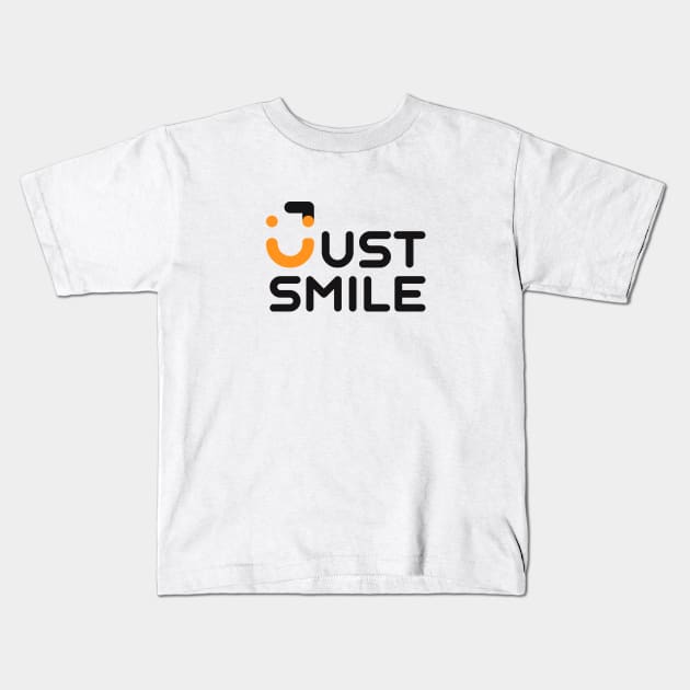 Just smile Kids T-Shirt by Mammoths